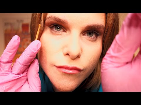 ASMR Dermatologist Examination | Face, Ear & Scalp Assessment