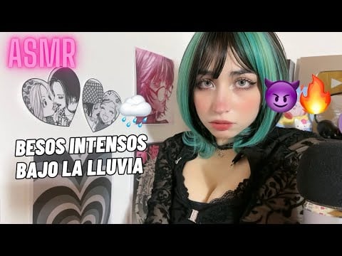tu mejor AMIGA te BESA bajo la LLUVIA 💋🌧️ | ASMR roleplay