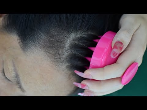 ASMR Relieve Headache With Scalp Massage Using Tools / Tingles For Deep Sleep