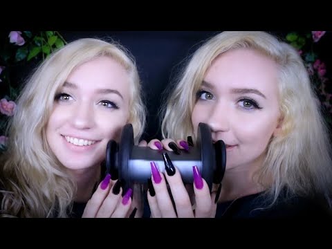 twin ear eating & ear licking ASMR 💖✨👅