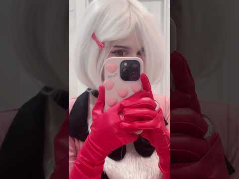 Aaaa Angel Dust!! #cosplay #cosplayer #angeldust #hazbinhotelseason2 #hazbinhotel