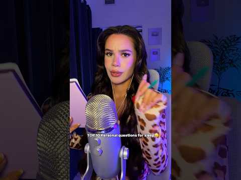 TOP 10 Personal Questions for Sleep ASMR 😴💤 gentle whisper #asmr #asmrtriggers #asmrsounds