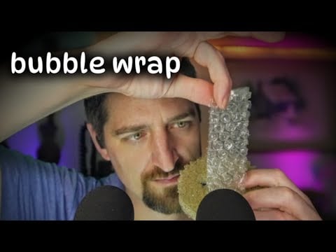 ASMR How Can Bubble Wrap Cure Tingle Immunity? (no talking) #Binaural #SleepAid