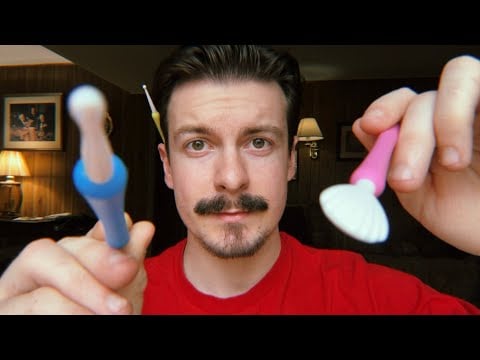 [LOFI ASMR] Visual ASMR Triggers with Clay Tools | Actual Camera Touching