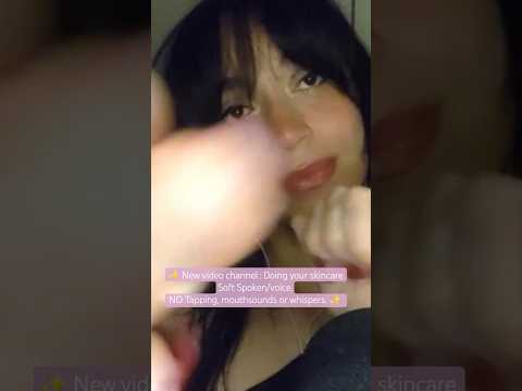 Novo vídeo no canal: Asmr Fazendo seu skincare mas em voz suave/soft spoken #asmr #softspokenasmr