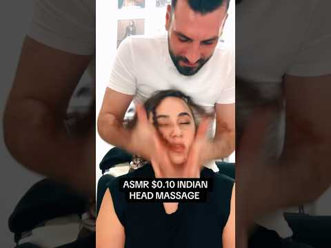 Massagem indiana #asmr #asmrcenourinha #massagemindiana