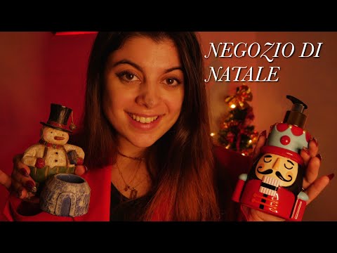 UN ACCOGLIENTE NEGOZIO DI NATALE 🎄 | roleplay ASMR ITA