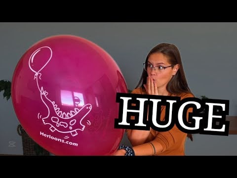 I CAN’T BELIEVE HOW HUGE This Pink Dinosaur Balloon Got! 🎈💗 | ASMR Balloon Inflation