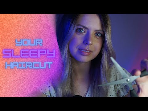 Sleepy haircut and scalp massage | ASMR Layered sounds