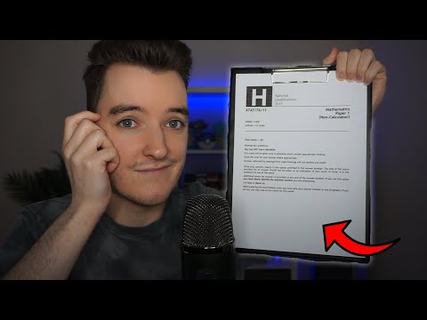 [ASMR] Can I Still Pass My Old High School Exam?