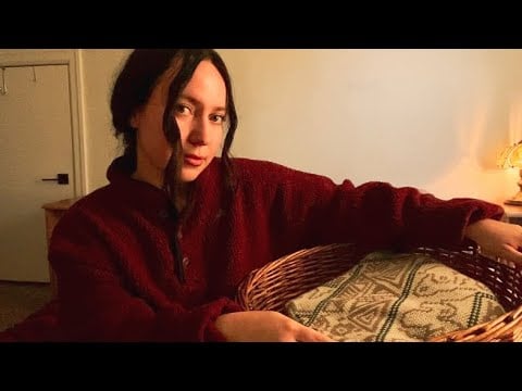 Winter is arriving. Let’s fold cozy knit sweaters for warmth ASMR  (soft spoken) 