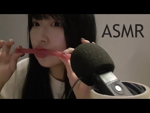 [요청asmr]말없이 젤리먹는소리만 한시간ASMRㅣJelly eating mouth sounds 1 hourㅣゼリーを食べる口が1時間鳴る