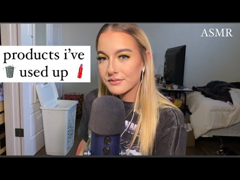 ASMR | products i've used up (pt III)