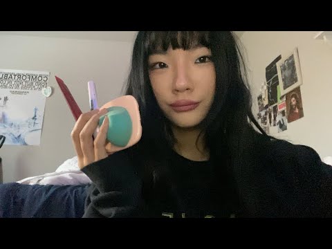 Doing ur fast winter makeup-asmr❄️