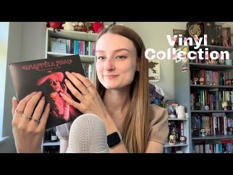 ASMR Vinyl Collection! (Tapping, tracing, collection, close whispers)