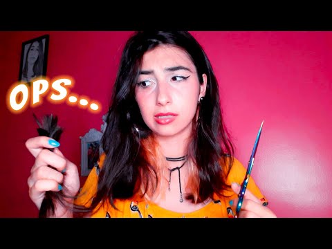 ASMR Corte de cabelo "SUPER PROFISSIONAL" 😵✂️