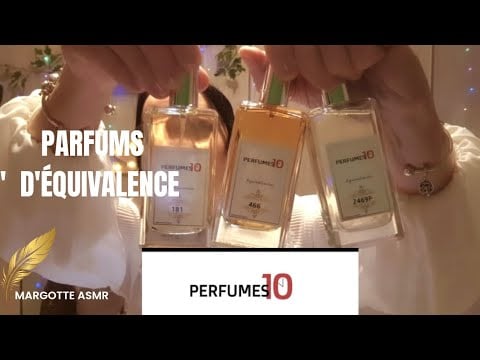Asmr français, Unboxing parfums d'équivalence.    "Perfumes10 "