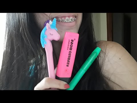 *Asmr* material escolar