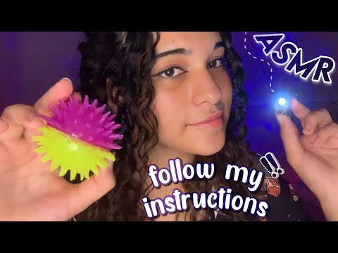 ASMR, mas você PRECISA seguir as minhas instruções!