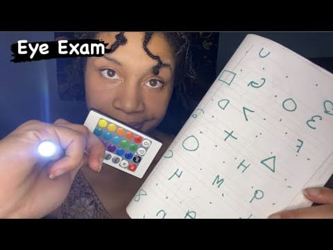 ASMR - Eye Examination with Affirmations (Brandi)