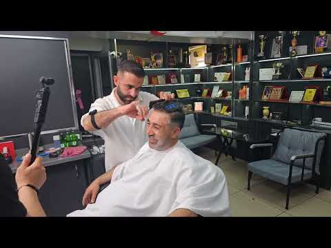 MY BARBER FRIEND CUT MY HAIR WITH ASMR RELAXING SOUNDS