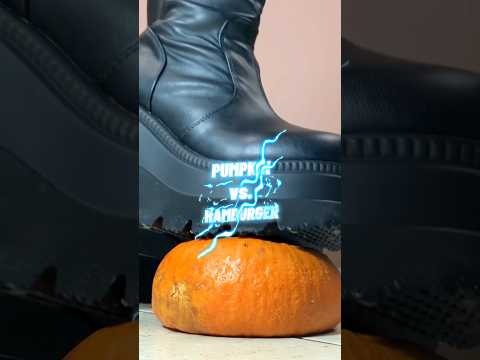 Demon Crushers vs. Juicy Food! Oddly Satisfying Boots Crushing! ASMR