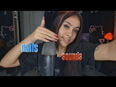 NAIL ON NAILS ASMR LONG NAILS SONIDOS RELAJANTES 🇦🇷😴 Zoretit0 