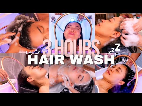 ASMR 3Hours Hair Wash Compilation😴 Melt Away your stress with the ultimate relaxation