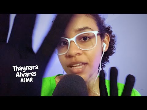 ASMR : Massagem com  luvas e Mouth Sounds