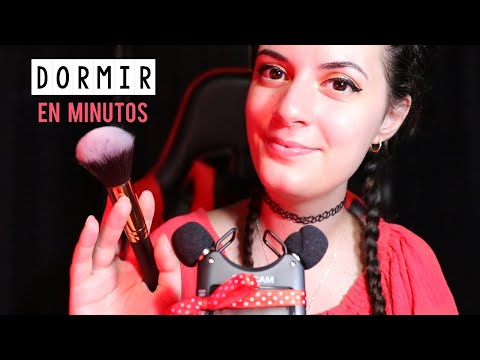 ASMR Para DORMIR en Minutos. (Susurros, Face brushing, Crinkle sounds)| EL ASMR Español