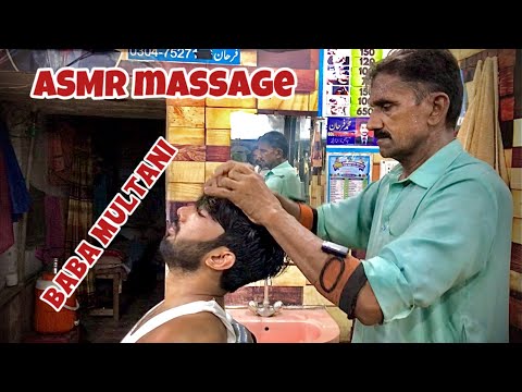 ASMR Massage By Multani Baba For Relax And Sleep #asmr #massagetherapy #headmassager