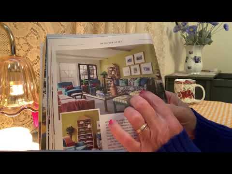 ASMR Turning Pages: Southern Living Magazine,  Fall Issue. Soft Spoken Commenting☀️ 🍁 🥧 
