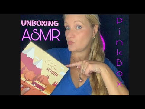 [ASMR] german/deutsch | Unboxing Pink Box - whispering • tapping | trigger your tingles | talk