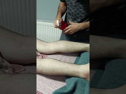 Turkish massage that relieves pain in the back of the legs #satisfying #relaxing #asmr #shorts