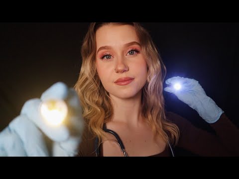 ASMR Detailed Eye Exam (Flashlight, Eye Chart, Measuring)