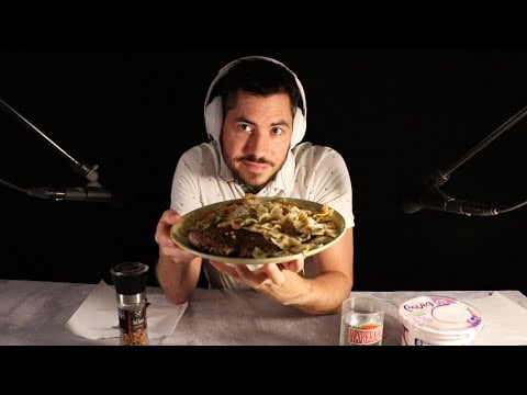ASMR avec un repas simple et somptueux