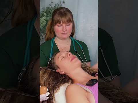 ASMR Hearing Exam 🩵 #asmr #asmrsounds #asmrtingles #asmrmedical