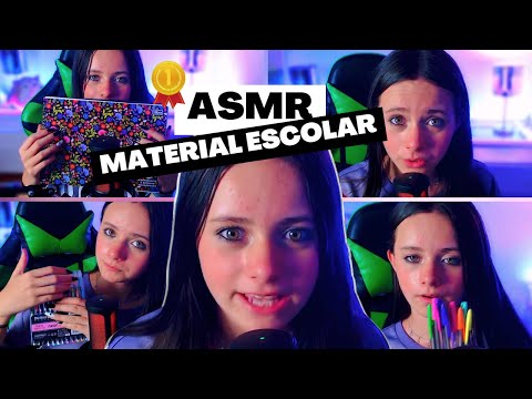 🎧 ASMR Material Escolar 💅ASMR Papelaria