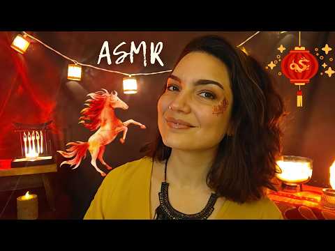 ASMR ROLEPLAY 🏯 Nouvel an chinois ! Cheval de feu !