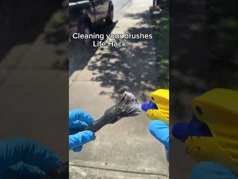 The best way to clean your brushes…. #fyp #satisfying #cardetailing