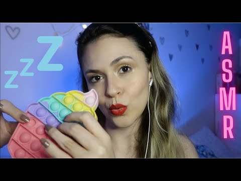 ASMR: DURMA RÁPIDO COM ESSE VÍDEO!  (TAPPING NA MADEIRA, SOM DE BOCA...)