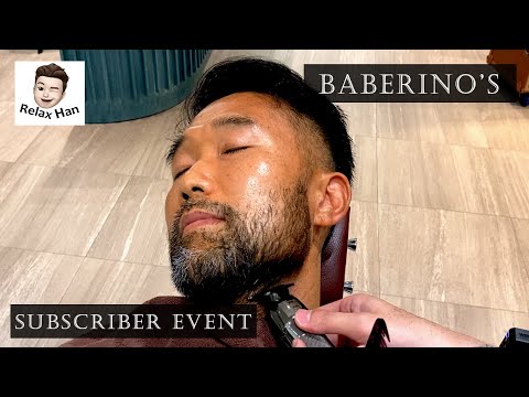ASMR 턱수염이 콤플렉스였던 50대 중년의 바버샵 체험기 | First barber shop experience for middle age man