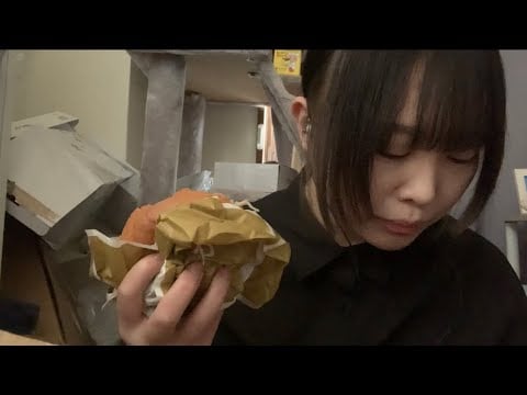 ASMR ケンタッキーただ食べる　咀嚼音