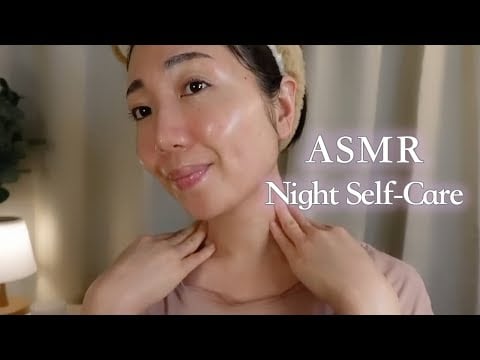 ASMR Night Self-Care Ritual role play🌙 Skincare, Tea & Gentle Affirmations (Soothing Voice)