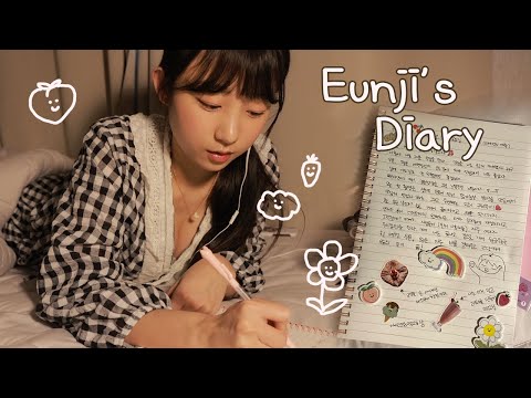 ASMR ✒️Diary Writing Sound✍ 📜 사각사각, 은지가 일기 쓰는 소리 들어볼래요?