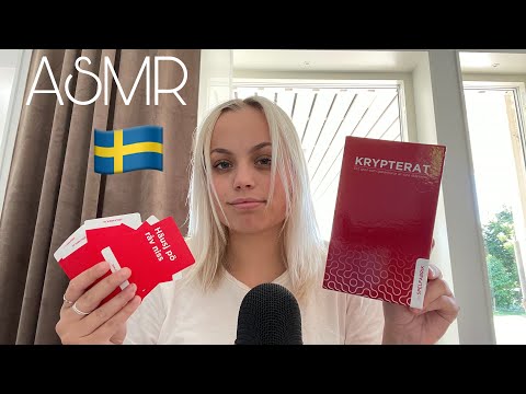 ASMR PÅ SVENSKA 🇸🇪 SPELAR KRYPTERAT