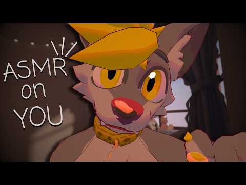 [Furry ASMR] Using Tingly triggers to help YOU Sleep :3 [Sleep-aid] [Soft-spoken] [Visual triggers]
