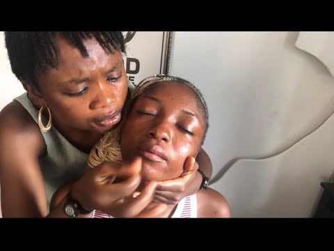 ASMR RELAXING FACE TOUCHING AND SCALP SCRATCHING FOR DEEP SLEEP 😴 
