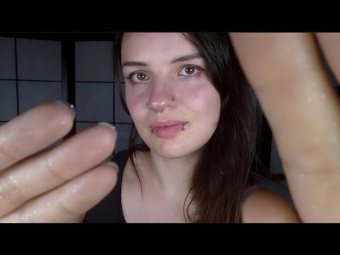 ASMR | Fall Asleep in 10 Minutes 💤 | Soothing Face Touching & Ambient Music (POV) 