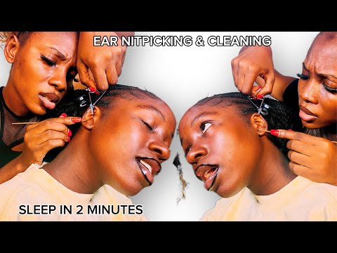 ASMR SATISFYING DEEP EAR NITPICKING-CLEANING MASSAGE, TOOTHPICKS & BOBBY PIN
